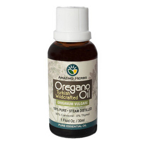 Amazing Herbs Turkish WildCrafted Oregano Pure Essential Oil, 1 oz